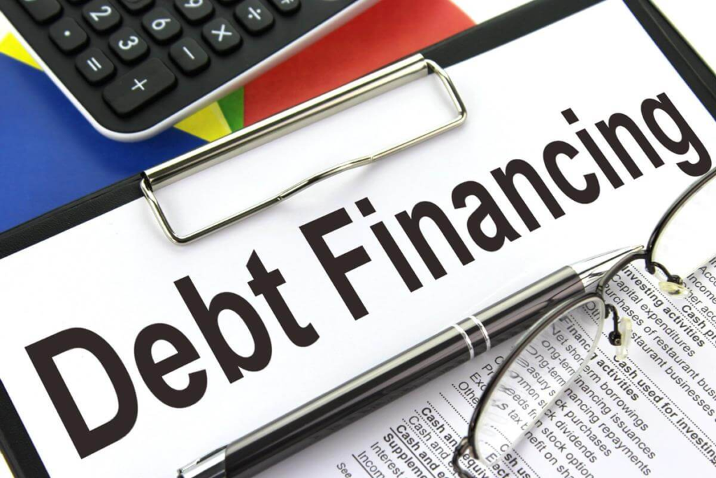 This is a visual to describe Debt Financing Debt Financing